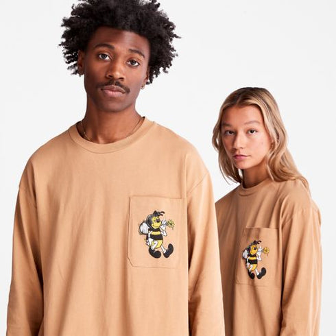 TIMBERLAND BEELINE LONGSLEEVE GRAPHIC TEE Mens Apparel -